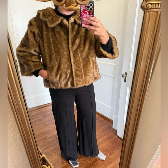 Terry Lewis faux fur jacket coat - Picture 1 of 9